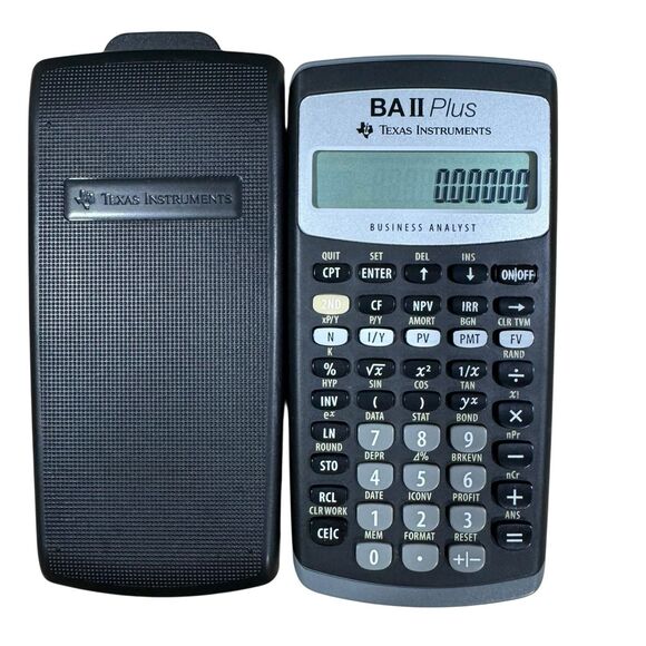 Texas Instruments BA II Plus Professional Financial Business Analyst Calculator - Picture 1 of 10